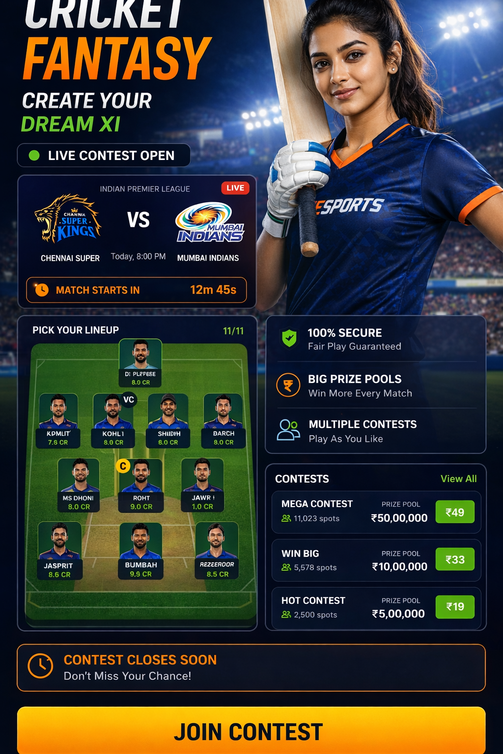 possible11 matchday team picks